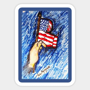 American Flag USA Sticker